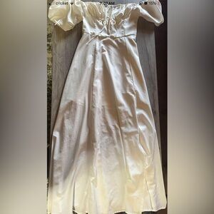 SHEIN off the shoulder maxi dress size small